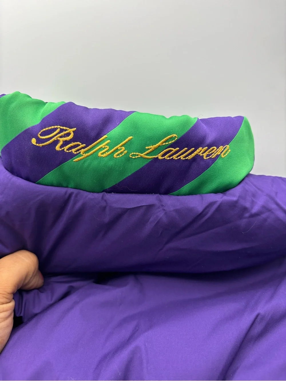 Ralph Lauren Purple Puffer Vest